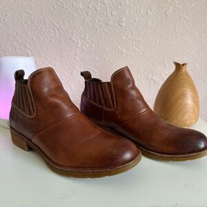 Men's Brown Leather Ankle Boots